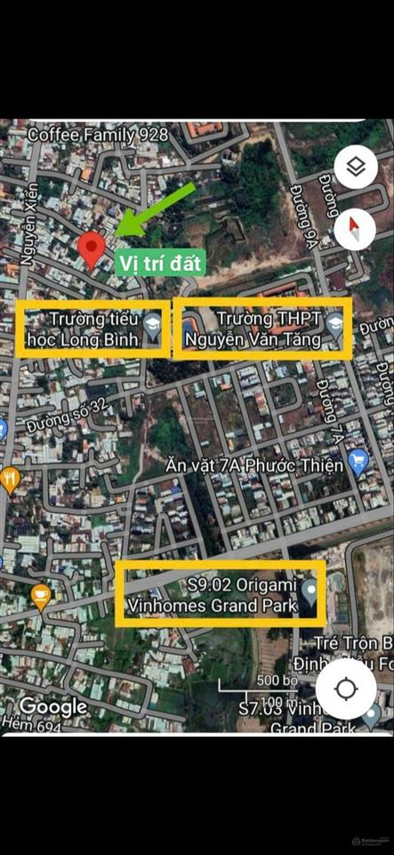 Chính chủ bán đất nguyễn xiển 118m² sát vinhomes q9 đường 6m xây ở/đầu tư/xây trọ cực tốt