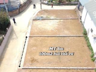 Làn 2 đường liên huyện 100m2 mặt tiền 8m 2,75 tỷ tại hoà thạch, quốc oai, hà nội