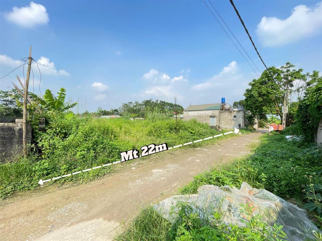 Đất trồng cây hàng năm 750m2 mặt tiền 22m đường rộng 5m tại sài sơn, quốc oai, hn