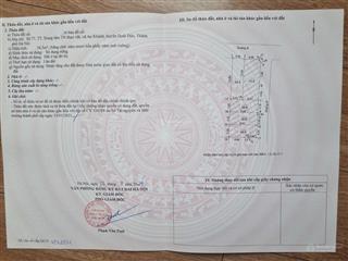 Bán 01 lô đất 54,5m2 thực tế 55.5 m2 sổ đỏ chính chủ viện khoa học nông nghiệp tại an khánh