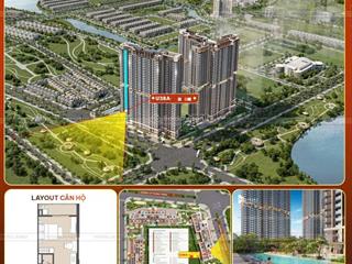 Vốn nhỉnh 400tr ký ngay hđmb trực tiếp cđt căn studio view hồ cuối cùng tại masteri lakeside ocp1