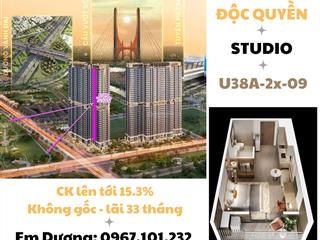 Cực cực hiếm | studio | u38a2x02 | masteri lakeside | chỉ 2.2x tỷ | không gốc lãi 33 tháng
