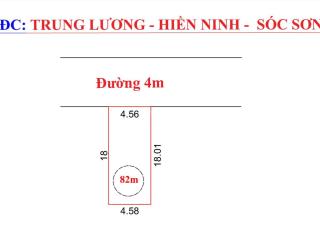 Bán đất rẻ nhất tại hiền ninh, sóc sơn, hà nội, 2,132 tỷ, 82m2, pháp lý đầy đủ