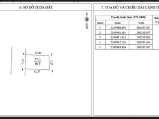Bán gấp đất xã nội bài, sóc sơn, 2,75 tỷ, 88,5m2, mặt tiền 7,27m, pháp lý đầy đủ