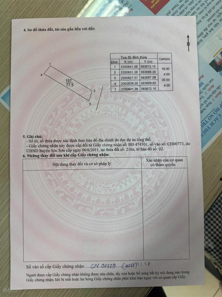 Chính chủ cần bán gấp lô đất đẹp tại đông lai  nội bài  sóc sơn