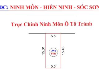 Chính chủ bán gấp lô đất đẹp tại ninh môn, nội bài, sóc sơn