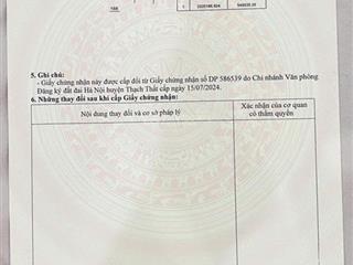 Chính chủ bán cắt lỗ lô đất hoà lạc  giá 4 tỷ  sẵn sổ đỏ  sang tên ngay