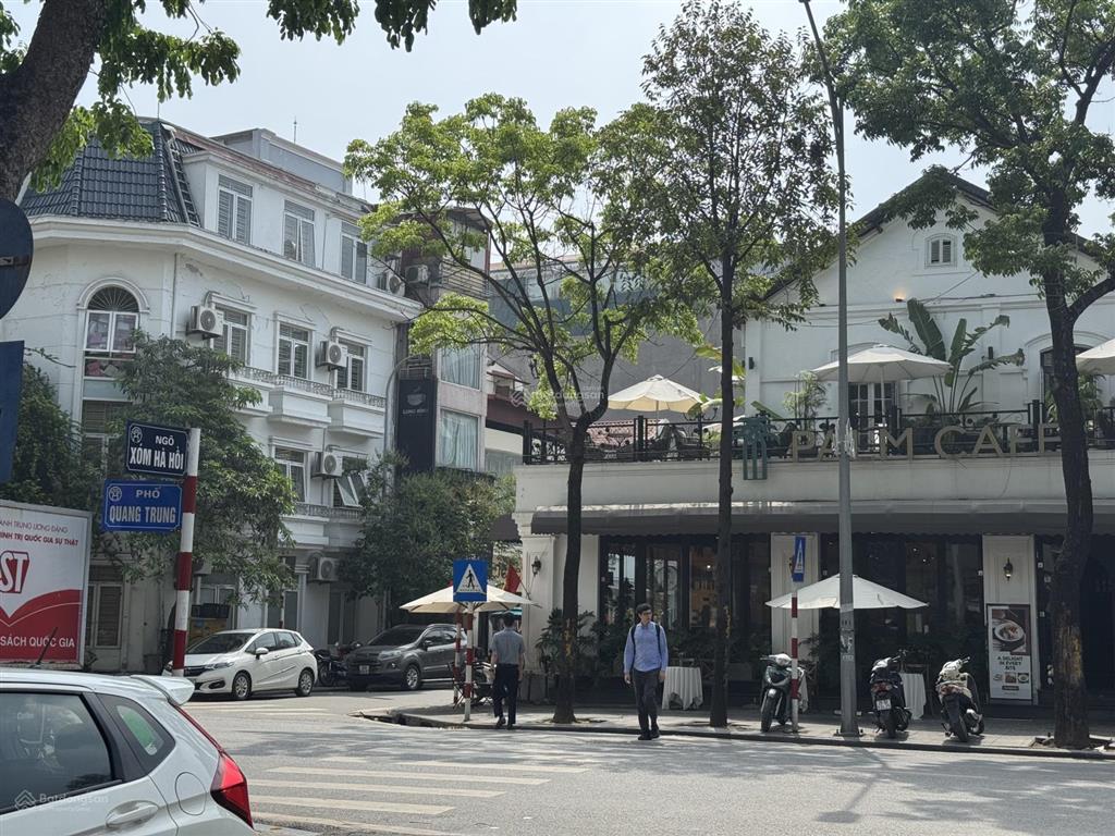 (chính chủ) bán nhà phố hạ hồi, hoàn kiếm, diện tích 169m2 6 tầng giá 82 tỷ