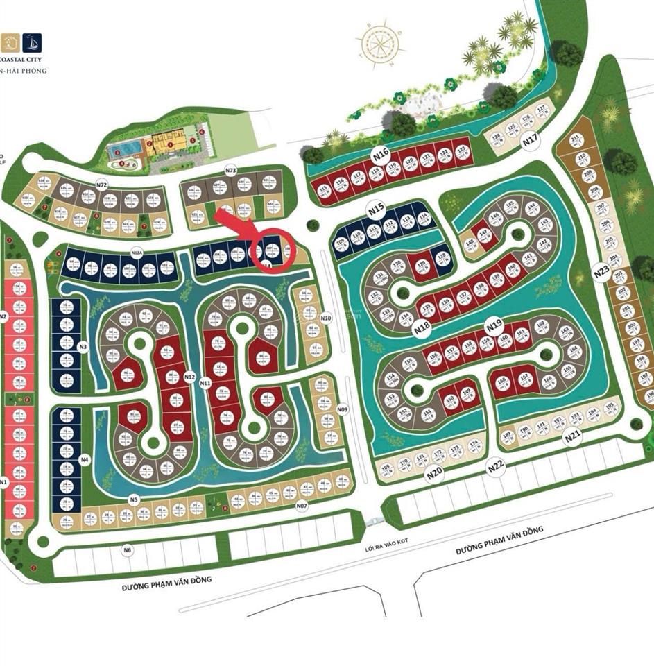 Chính chủ cần bán  villa view sân golf  ruby coastal city  đồ sơn  hải phòng