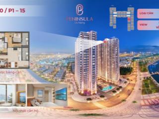 Căn view sông hàn cuối cùng peninsula đà nẵng, cửa chính đông nam, đẳng cấp nghỉ dưỡng trên cao