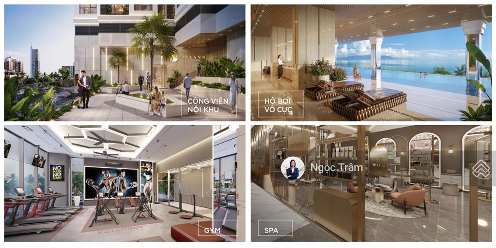 Cập nhật tiến độ dự án the sang residence đà nẵng tháng 10/2025, nội thất cao cấp liền tường