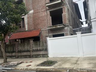 Long việt  quang minh  mê linh biệt thự song lập xây thô 4 tầng  gần khu vin bắc