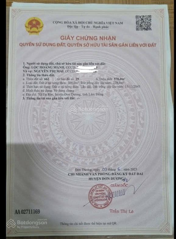 Bán lô đất 21m mặt tiền ngay xã đạ ròn, đơn dương, lâm đồng