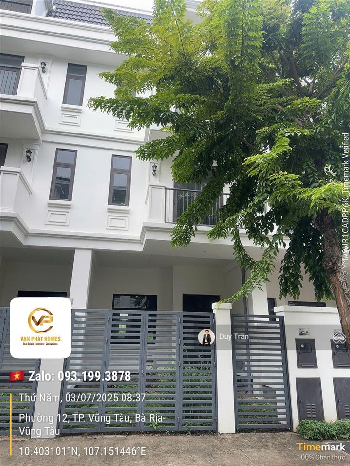 Bán nhà phố la vida residences vũng tàu giá tốt nhất hiện nay chỉ 6.1 tỷ (78.9m2) gần đường lớn
