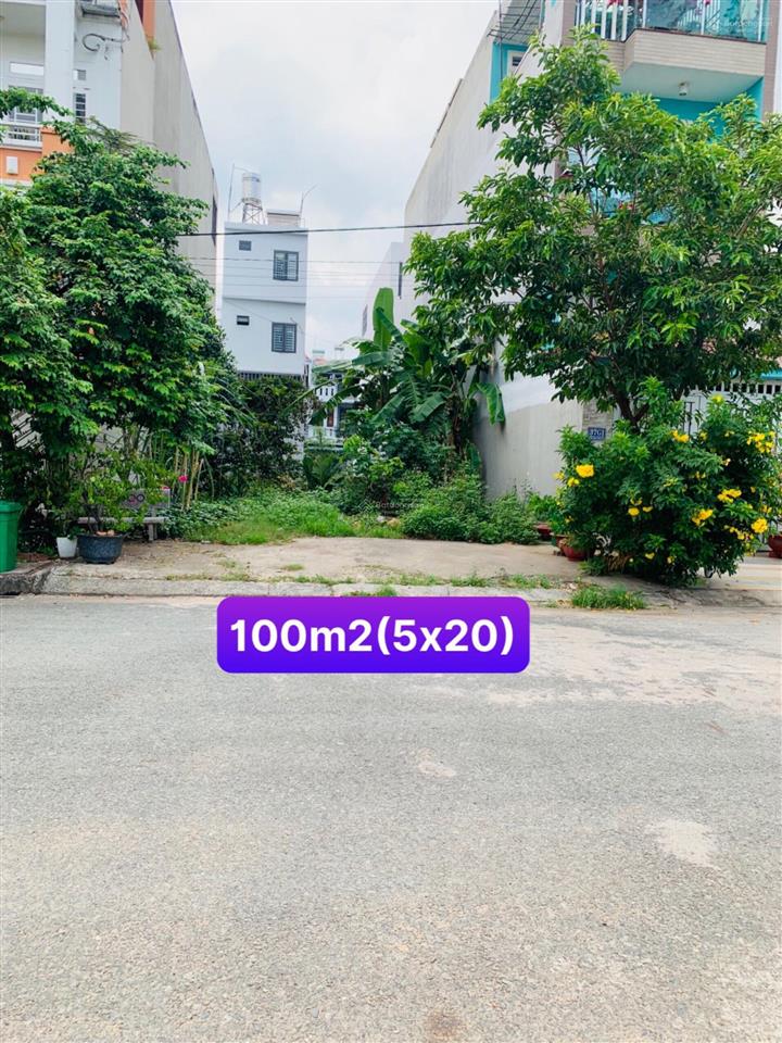 Cực đẹp lô đất 100m2 giá tl(1.2.5.0) nằm trong kdc bình hưng, quốc lộ 50