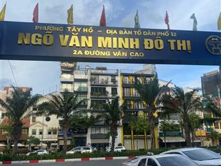 Bán nhà ngõ 2a văn cao thuỵ khuê gần hồ tây, ô tô để trong nhà, quy hoạch ổn định 46m2 5 tầng 4pn