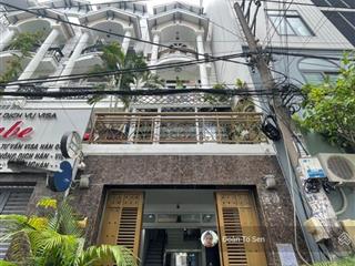 Lô góc hai mặt tiền hẻm xe hơi 10m, 5 tầng, 4 x 16, p5 gò vấp, gần sân bay, chỉ 12.x tỷ tl