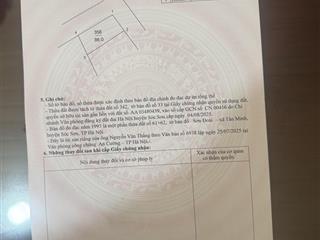 Siêu phẩm lô góc 2mt sơn đoài, sóc sơn. dt 86m2 full thổ cư mt 6,18m, hậu 6,71m khuôn thửa đẹp lắm