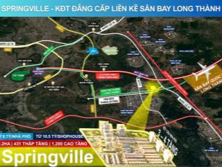 Chính thức nhận booking dự án spring ville  khu đô thị quốc tế đầu tiên cạnh sân bay long thành