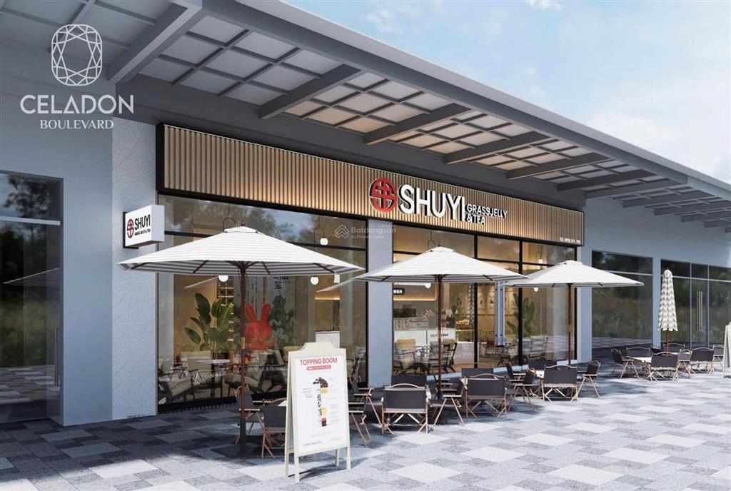 Sở hữu ngay shophouse celadon city  mặt tiền rộng 8m & vỉa hè 13m thuận tiện kinh doanh