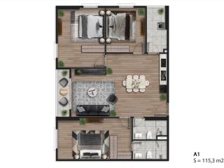 Căn hộ 115m2  3pn góc tòa hausman premium vip nhất đường lê quang đạo