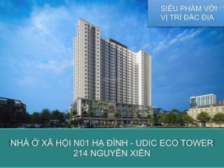 Bán căn thương mại dự án udic hạ đình