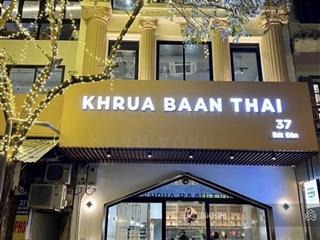 Cho thuê nhà mặt phố hàng buồm ,dt 50m2 x 2 tầng, mt 4m ,giá thuê 55triệu/ tháng .