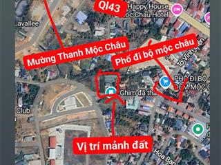 Cần bán lô đất đẹp trung tâm phường thảo nguyên mộc châu