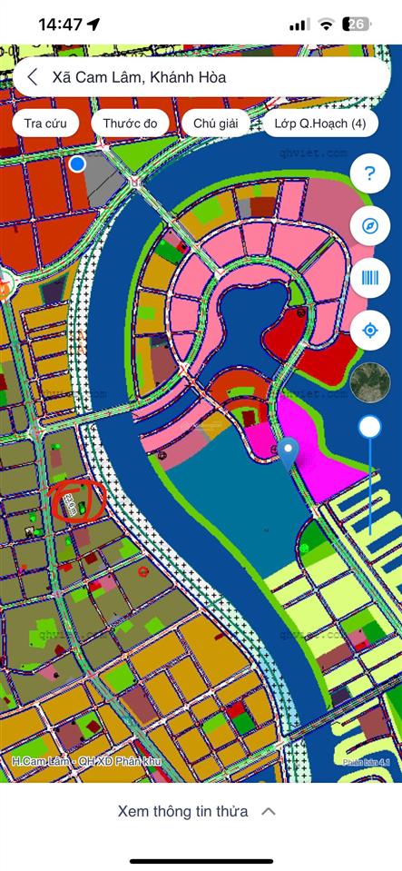 Bán đất full thổ cư  trung tâm cam đức  ngang 11m  vùng lõi đô thị mới cam lâm  gần ql1a