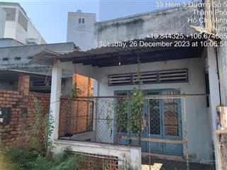 Bán nhà nát 155,6m2 số nhà 12/8 đường số 5, phường 17, gò vấp, hcm