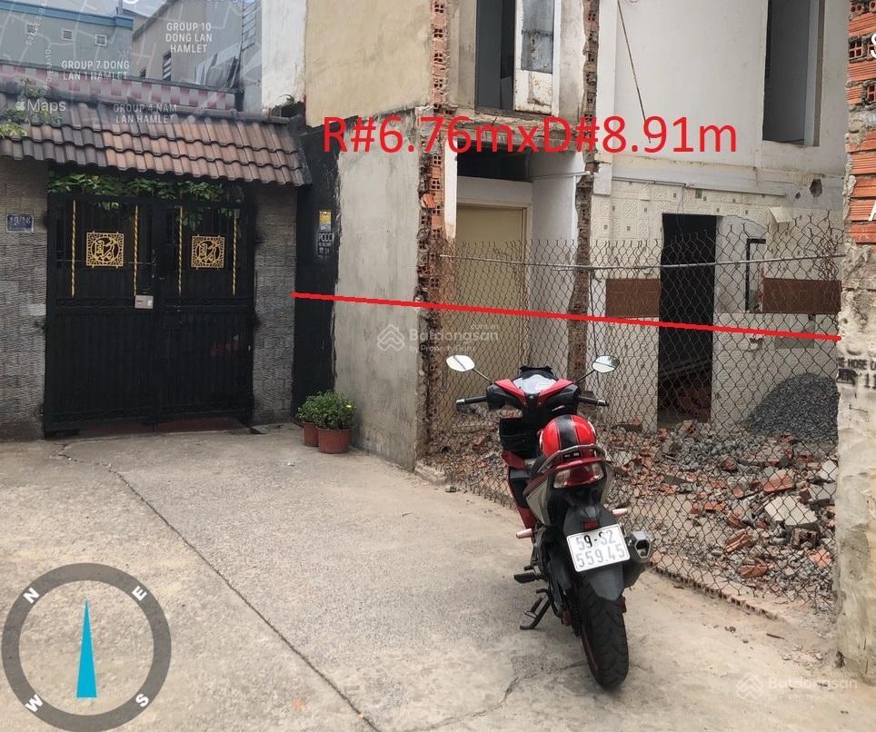 Bán nhà nát 6,76 x 8,9m, có 2 mặt tiền hẻm trước sau tại đường bà điểm 11, hóc môn