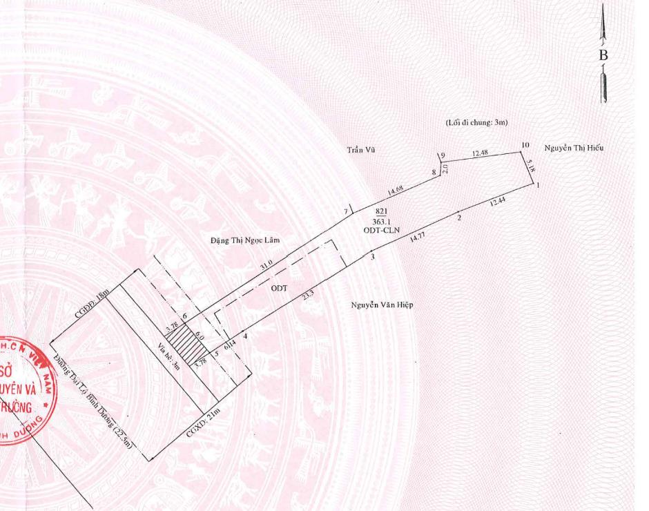 Chủ ngộp cần bán gấp 363m² đất mặt tiền ql 13 (6x60m) ngân hàng định giá 11 tỷ