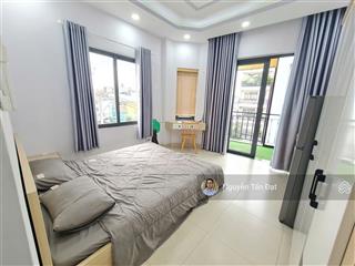 Cho thuê căn 1 phòng ngủ bình thạnh, thang máy  tách bếp  full nội thất, máy giặt riêng