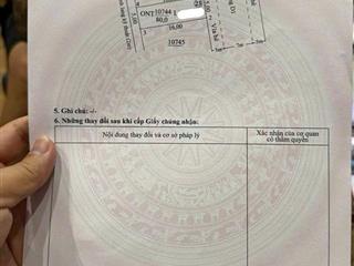 Bán đất thổ cư 100%, mặt tiền đường kinh doanh kcn bàu bàng, bình dương, giá tốt, 80m2