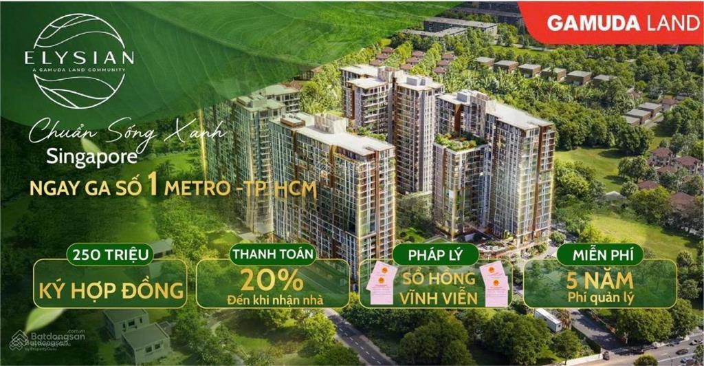 Elysian giỏ hàng trực tiếp cđt, ck 9%, tt 50% nhận nhà, cđt hỗ trợ trả chậm đến 2029