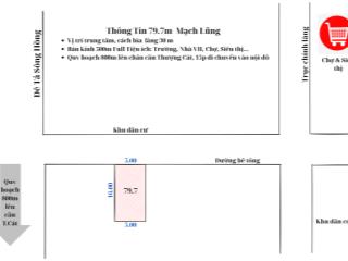 Cc bán 79.7m2 đại mạch, full thổ, mt=h=5m, đường thông 4m, 30m ra bìa làng, 800m lên cầu tc