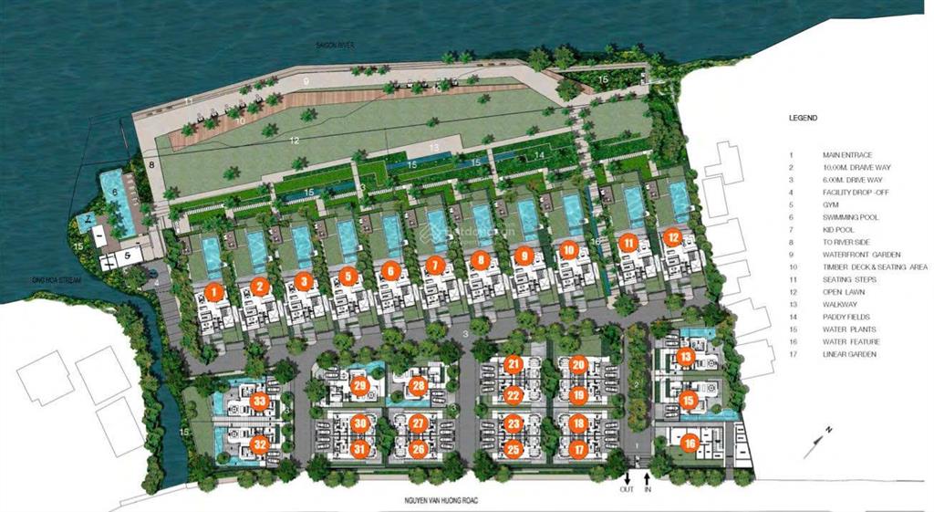 Bán biệt thự đẹp khu holm đường nguyễn văn hưởng f. thảo điền q2. 795m2 3 tầng 5pn ntcc. giá 240 tỷ