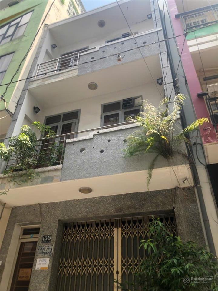 Bán nhà dt 110m2 (4.5x22m), 4 tầng, 4pn  hẻm xe hơi lê văn sỹ, q3, sẵn dòng tiền, giá 18 tỷ tl