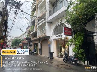 Bán nhà riêng 3 tầng hẻm xe hơi nguyễn đình chiểu, q3, dt 72m² 4mx18m, đang cho thuê, giá 20 tỷ tl