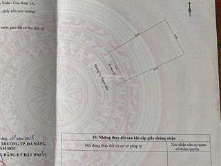 Bán lô đất biệt thự siêm hiếm tại vũ thành năm hoà xuân