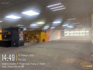 Bán sàn vp tầng 4 imperia garden 203 nguyễn huy tưởng, thanh xuân, dt147m2 ,sđcc, 0972 858 ***