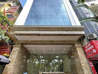 Hiếm! toà building 8 tầng mới cứng, nguyên hồng, pl, vỉa hè, 3 ôtô tránh, mt khủng 7m, dt 2 tỷ/năm