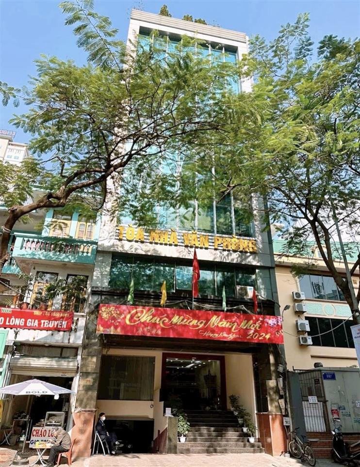 Kd đỉnh 2 tỷ/năm! toà 9 tầng nguỵ như kon tum, sát mp, pl vỉa hè rộng, mt khủng 7m, thang máy 86m2