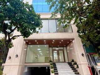 Đẹp đỉnh! phố đỗ quang,3 ôtô tránh, mặt tiền khủng, toà 8t thang máy,vỉa hè kd 1.5 tỷ/năm 108m2