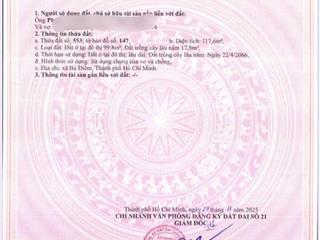 3 lô f0 cho đầu tư gần chợ xuân thới thượng. 5x24m, shr mới ken, xây dựng tự do hoàn công ngay