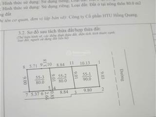 Lô đất 2 mặt tiền tại tiền phong, mê linh. sát kđt hà phong 90m2  95 triệu/1m2