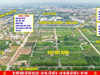 Bán đất nền dự án cienco 5 mê linh, 53 triệu / m2, 95 m2, mê linh, hà nội