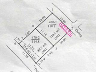 Hàng f0 siêu hiếm đất bạch đa, tiến thắng, hà nội. 110,8m  giá chỉ 37tr/1m2