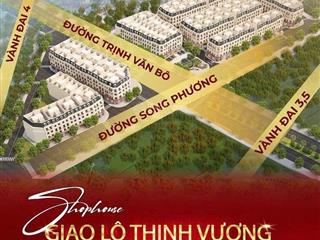 Liền kề 91m2, mặt tiền 8m xây 5 tầng, đường trước cửa 20m, sổ đỏ, giá 14,5tỉ sơn đồng center hà nội