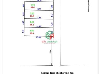 Bán đất khê nữ, nguyên khê, đông anh, hà nội, 4,75 tỷ, 65,6m2